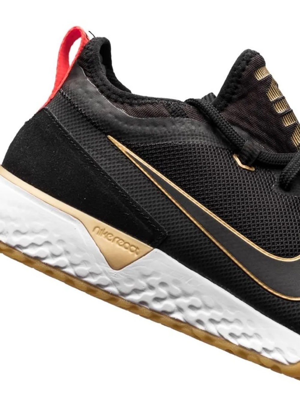 NIKE F.C. REACT SNEAKER - BLACK/BLACK LIMITED EDITION - Picture 6 of 11